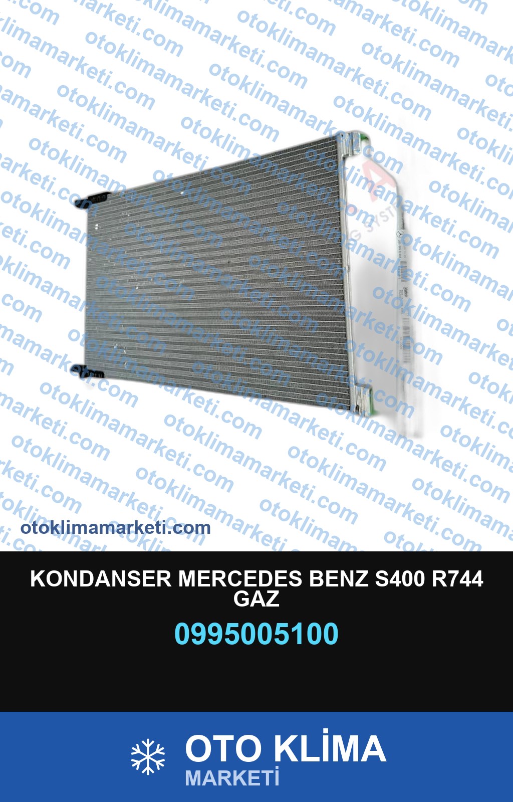 KONDANSER MERCEDES BENZ S400 R744 GAZ