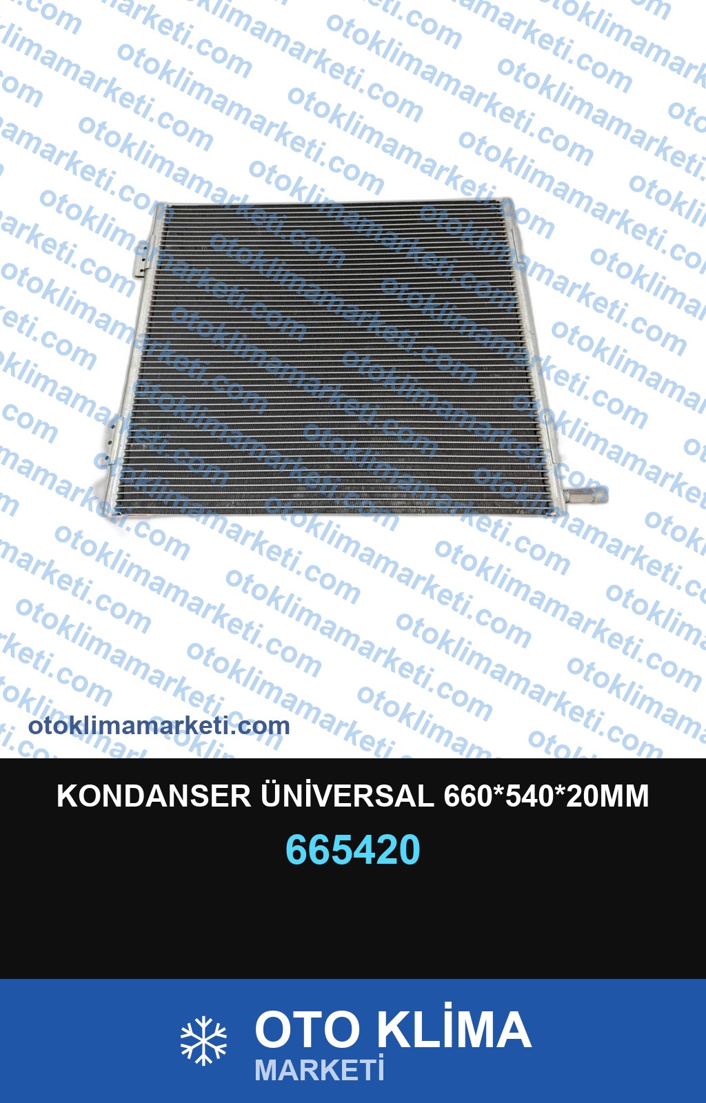 KONDANSER ÜNİVERSAL 660*540*20MM