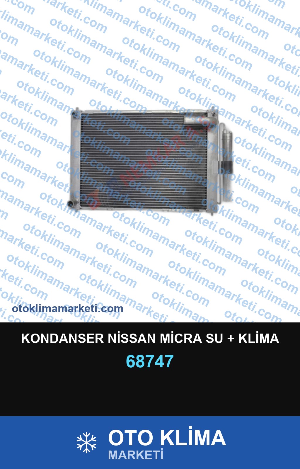 KONDANSER NİSSAN MİCRA SU + KLİMA