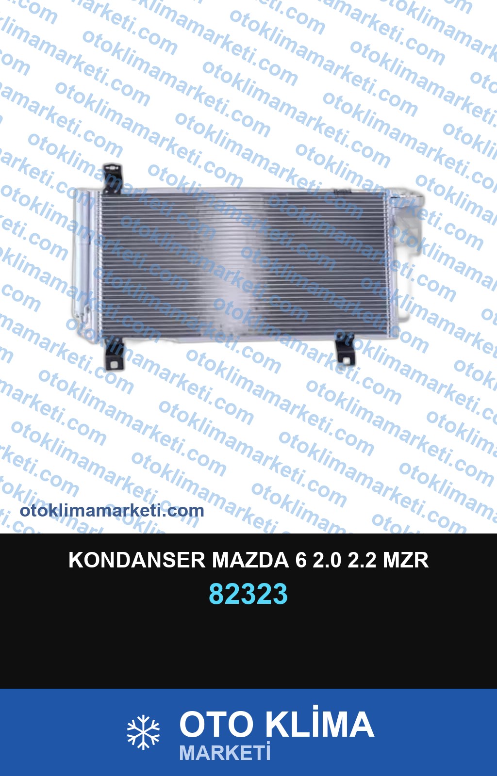 KONDANSER MAZDA 6 2.0 2.2 MZR