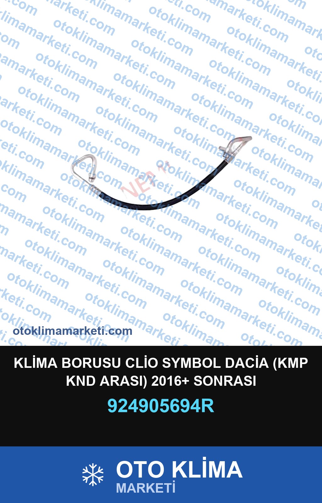 KLİMA BORUSU CLİO SYMBOL DACİA (KMP KND ARASI) 2016+ SONRASI
