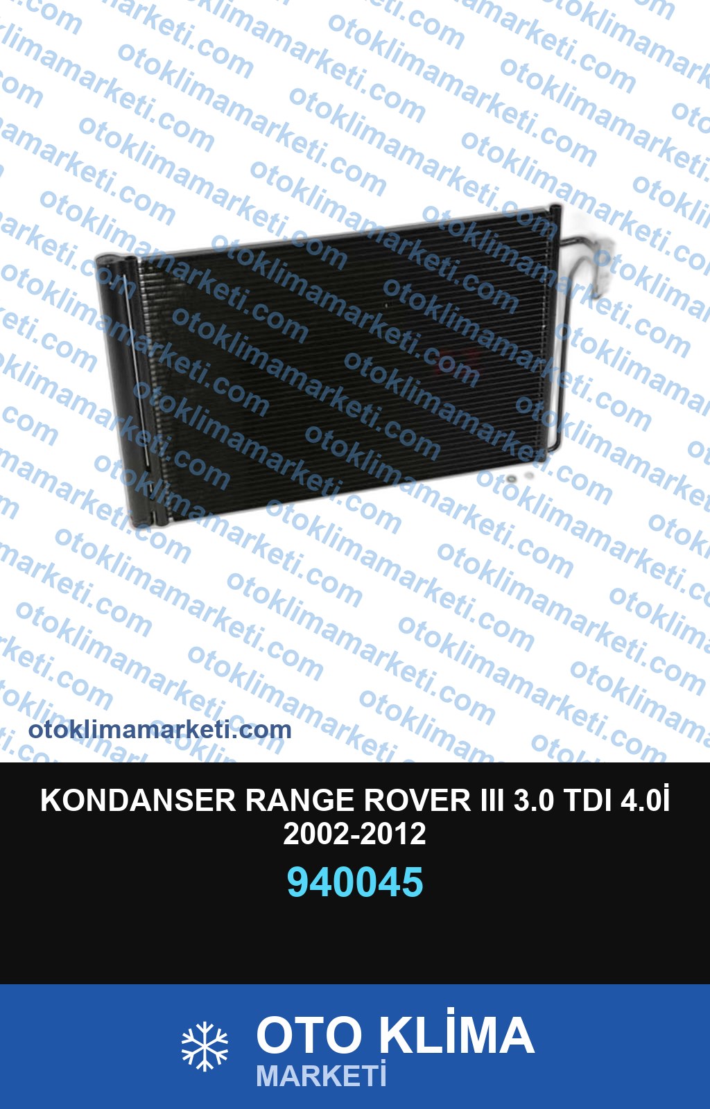 KONDANSER RANGE ROVER III 3.0 TDI 4.0İ 2002-2012