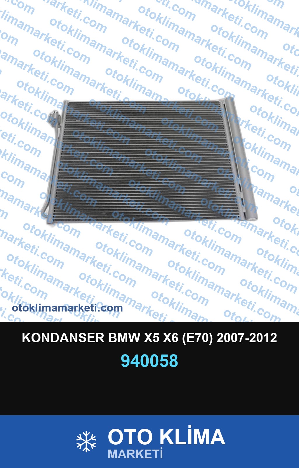 KONDANSER BMW X5 X6 (E70) 2007-2012