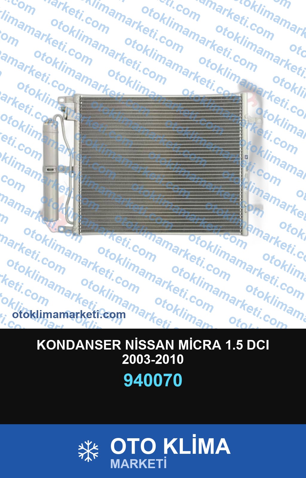 KONDANSER NİSSAN MİCRA 1.5 DCI 2003-2010