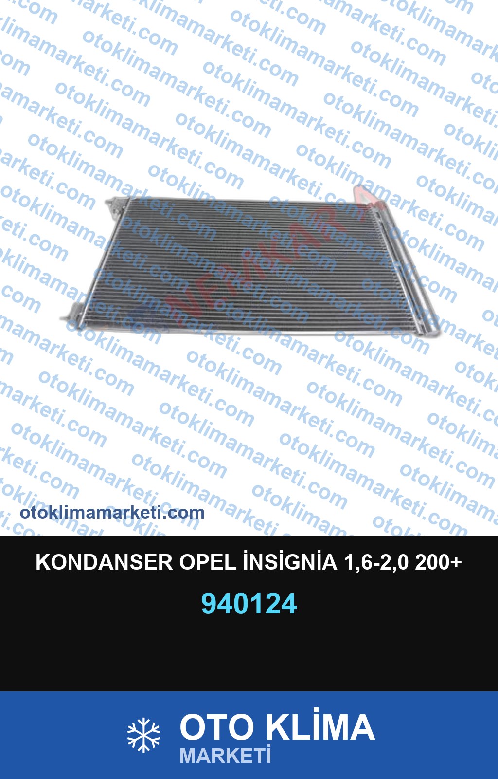 KONDANSER OPEL İNSİGNİA 1,6-2,0 200+