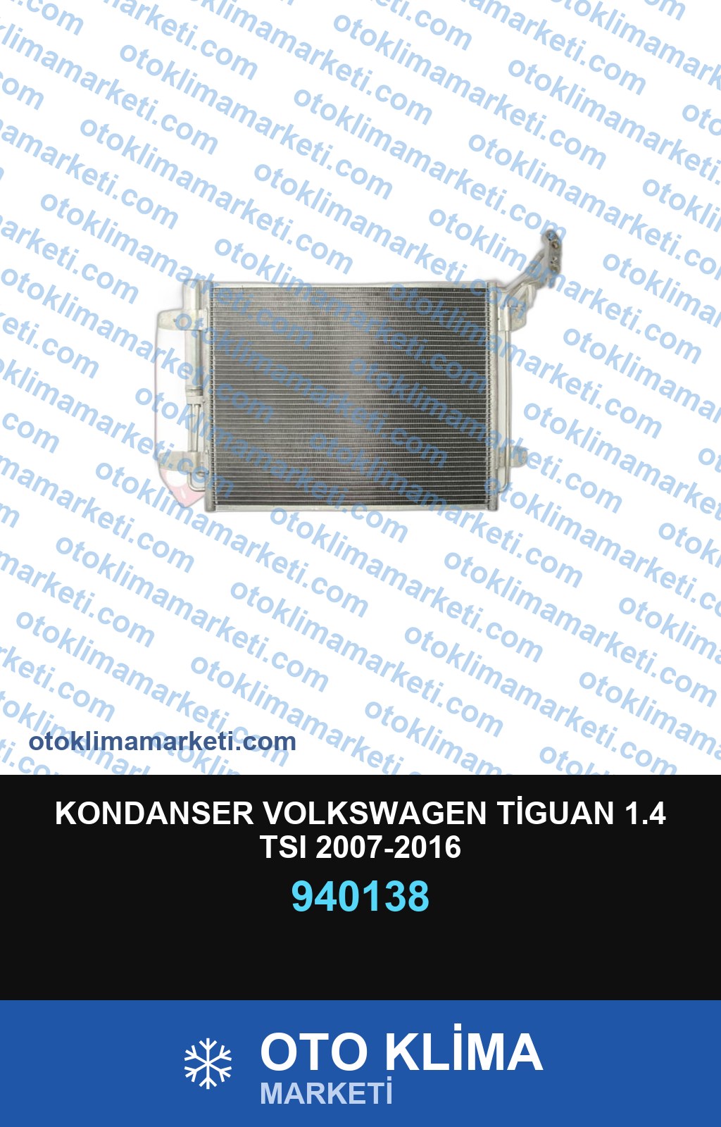 KONDANSER VOLKSWAGEN TİGUAN 1.4 TSI 2007-2016