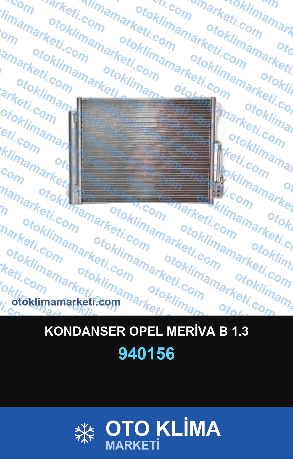 KONDANSER OPEL MERİVA B 1.3