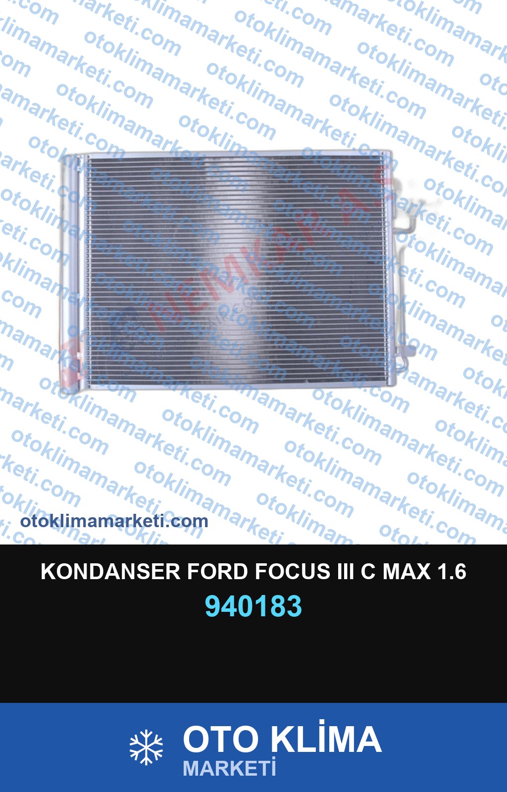 KONDANSER FORD FOCUS III C MAX 1.6