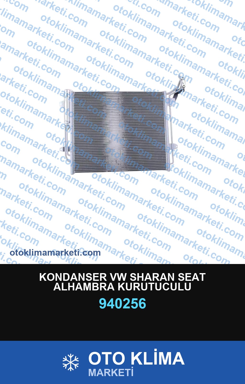 KONDANSER VW SHARAN SEAT ALHAMBRA KURUTUCULU
