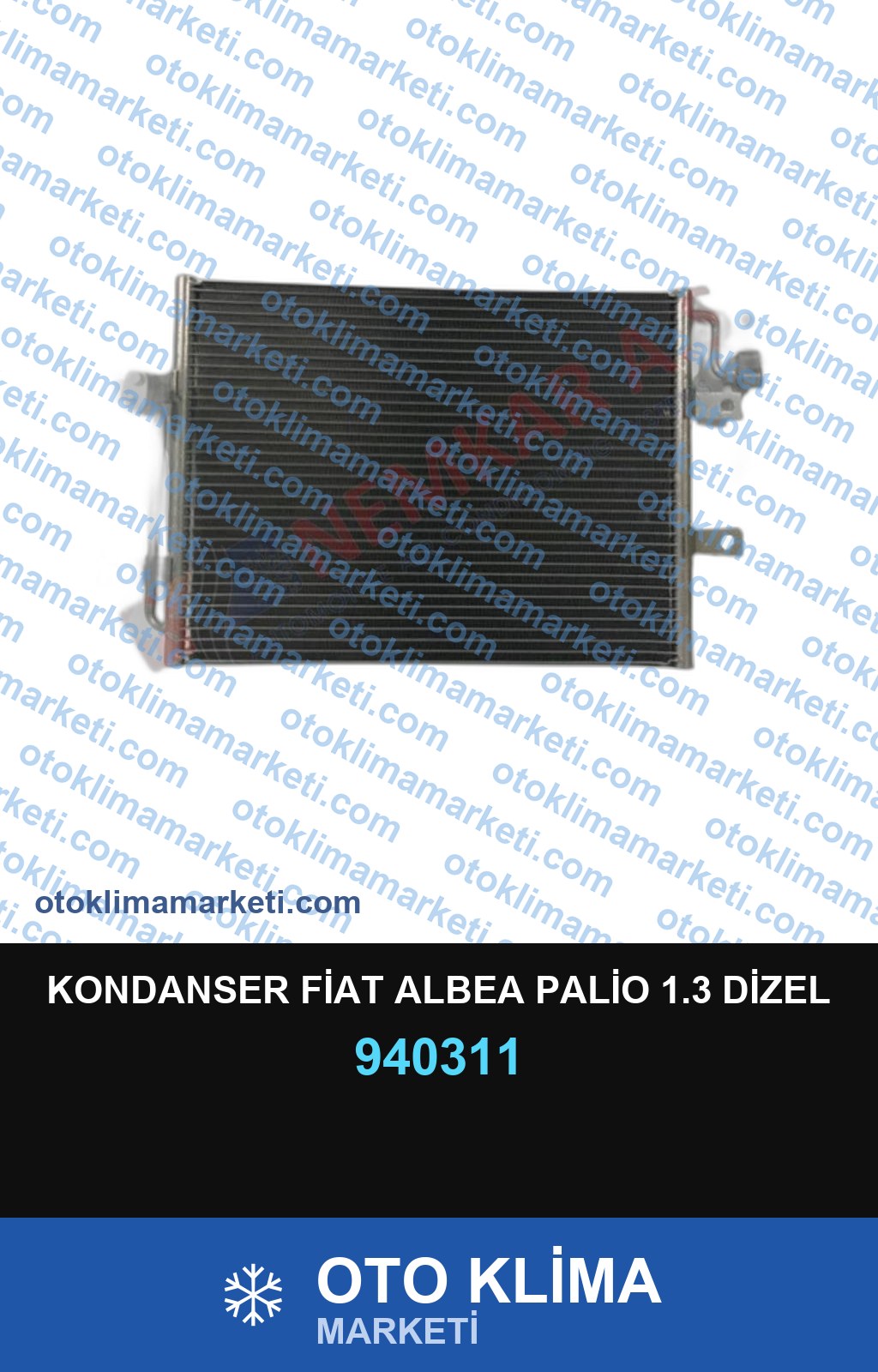 KONDANSER FİAT ALBEA PALİO 1.3 DİZEL