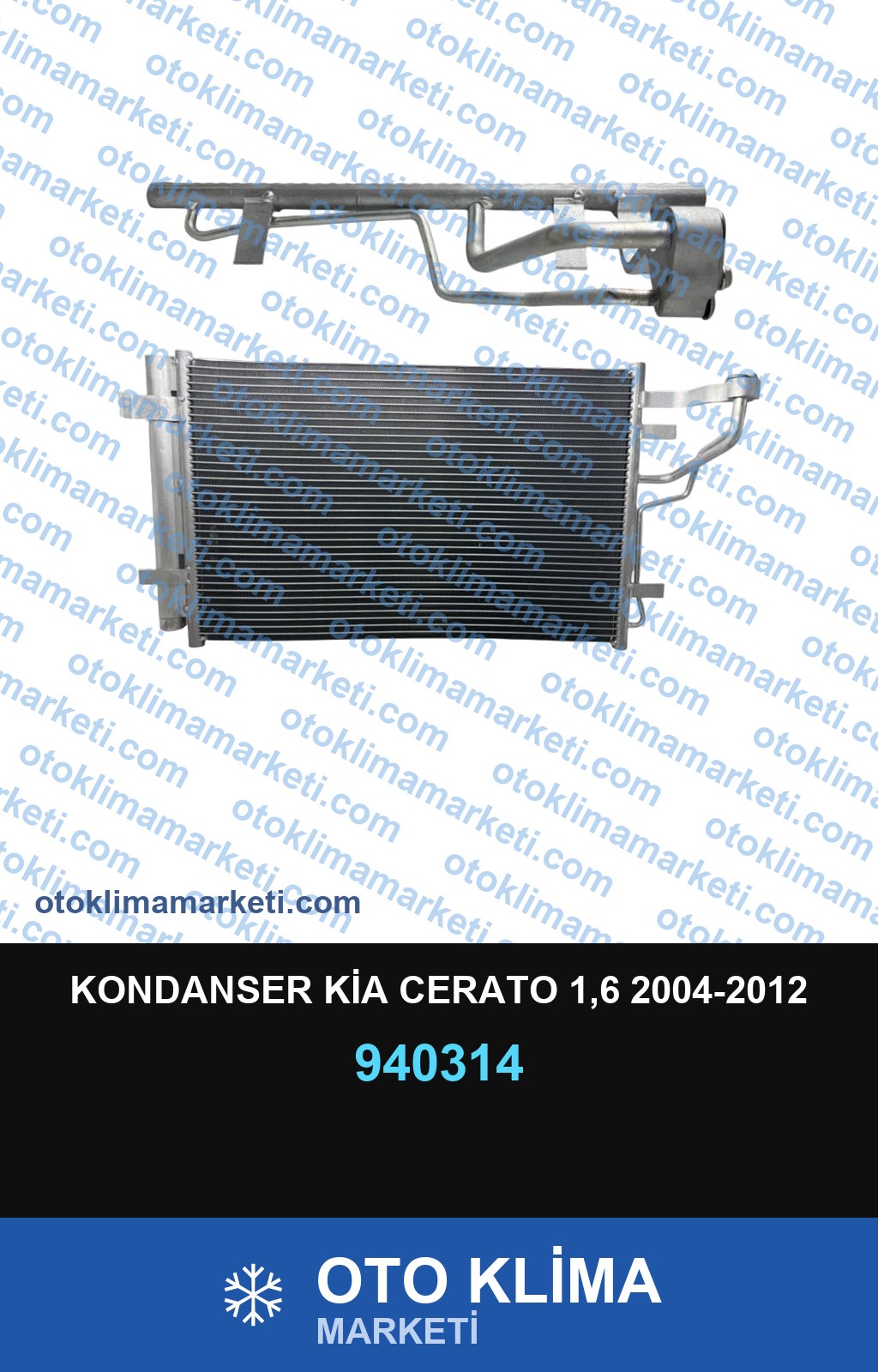 KONDANSER KİA CERATO 1,6 2004-2012