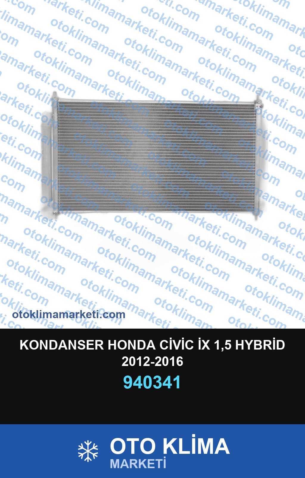 KONDANSER HONDA CİVİC İX 1,5 HYBRİD 2012-2016