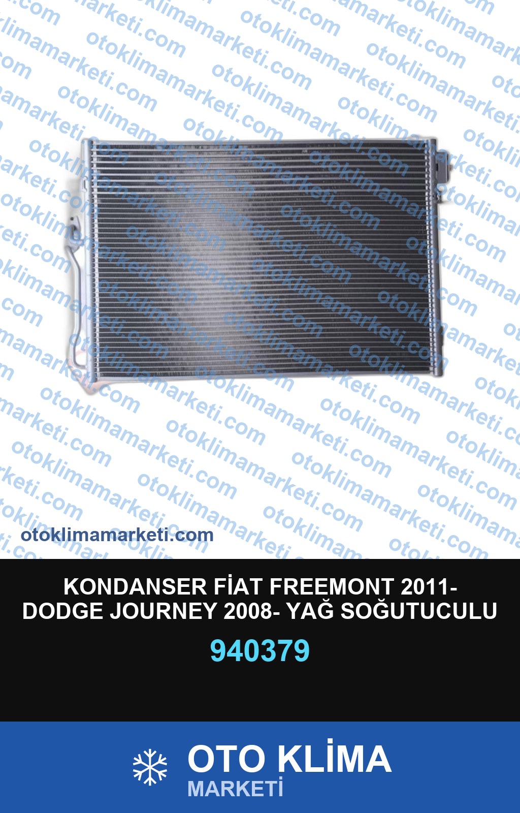 KONDANSER FİAT FREEMONT 2011- DODGE JOURNEY 2008- YAĞ SOĞUTUCULU