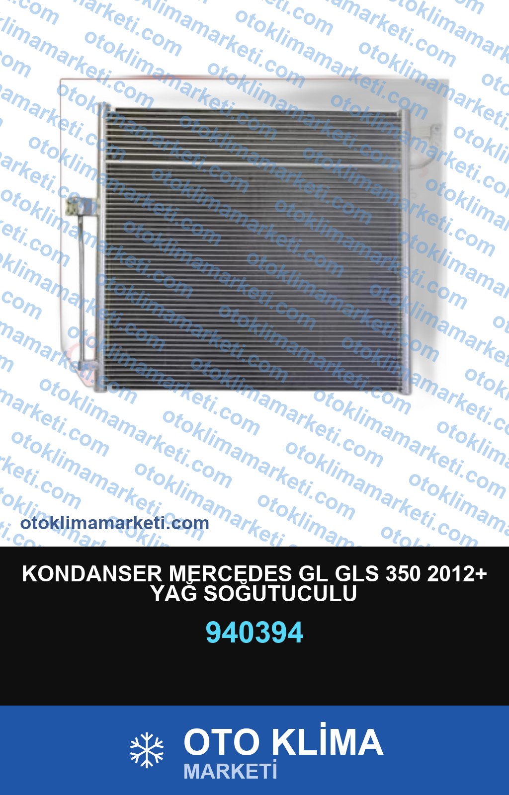 KONDANSER MERCEDES GL GLS 350 2012+ YAĞ SOĞUTUCULU