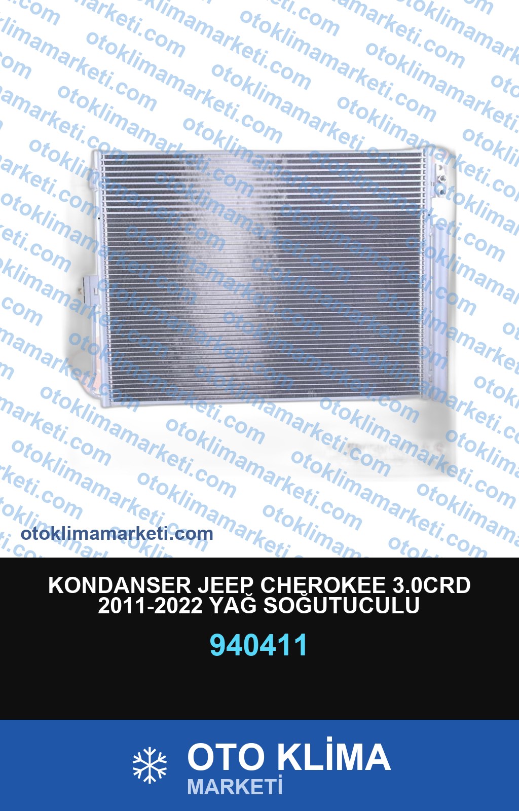 KONDANSER JEEP CHEROKEE 3.0CRD 2011-2022 YAĞ SOĞUTUCULU