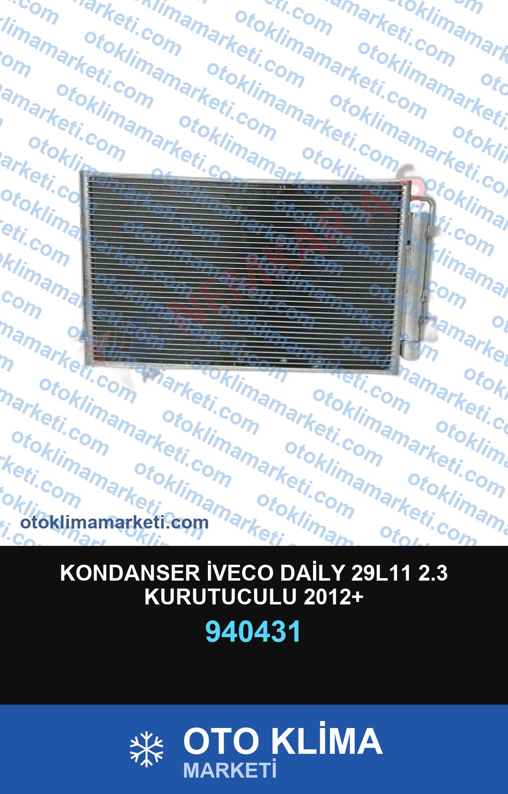 KONDANSER İVECO DAİLY 29L11 2.3 KURUTUCULU 2012+