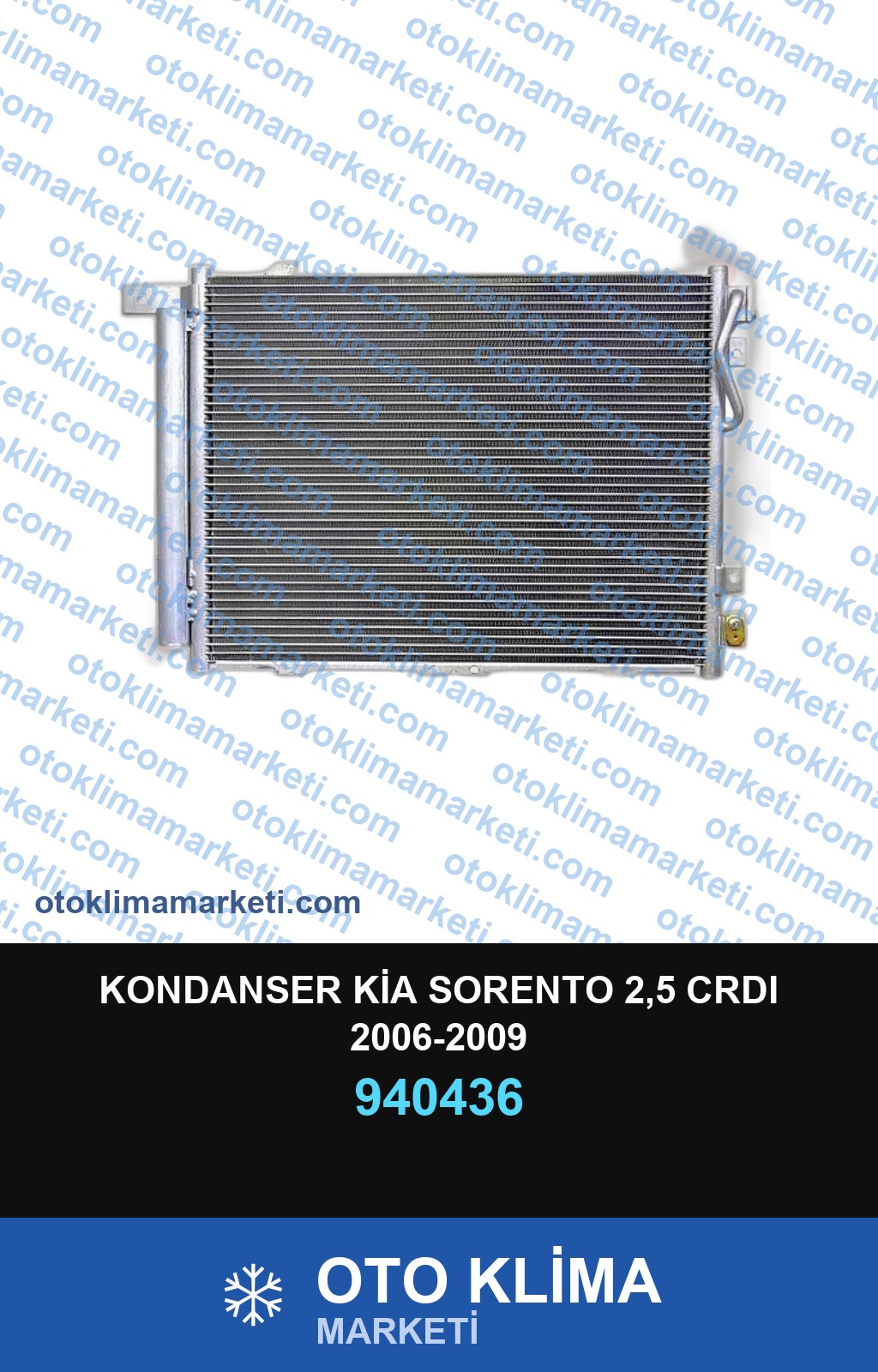 KONDANSER KİA SORENTO 2,5 CRDI 2006-2009