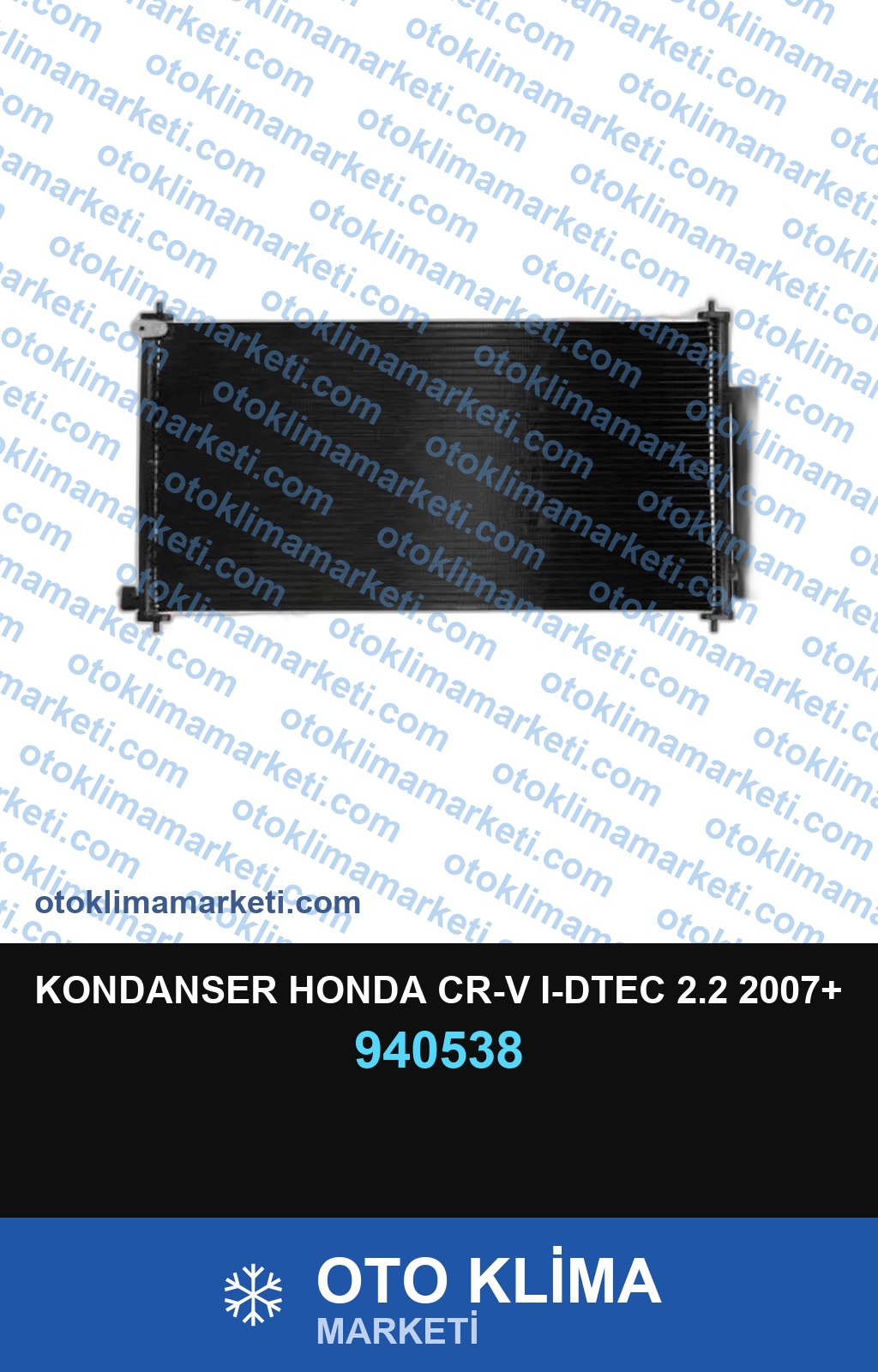 KONDANSER HONDA CR-V I-DTEC 2.2 2007+