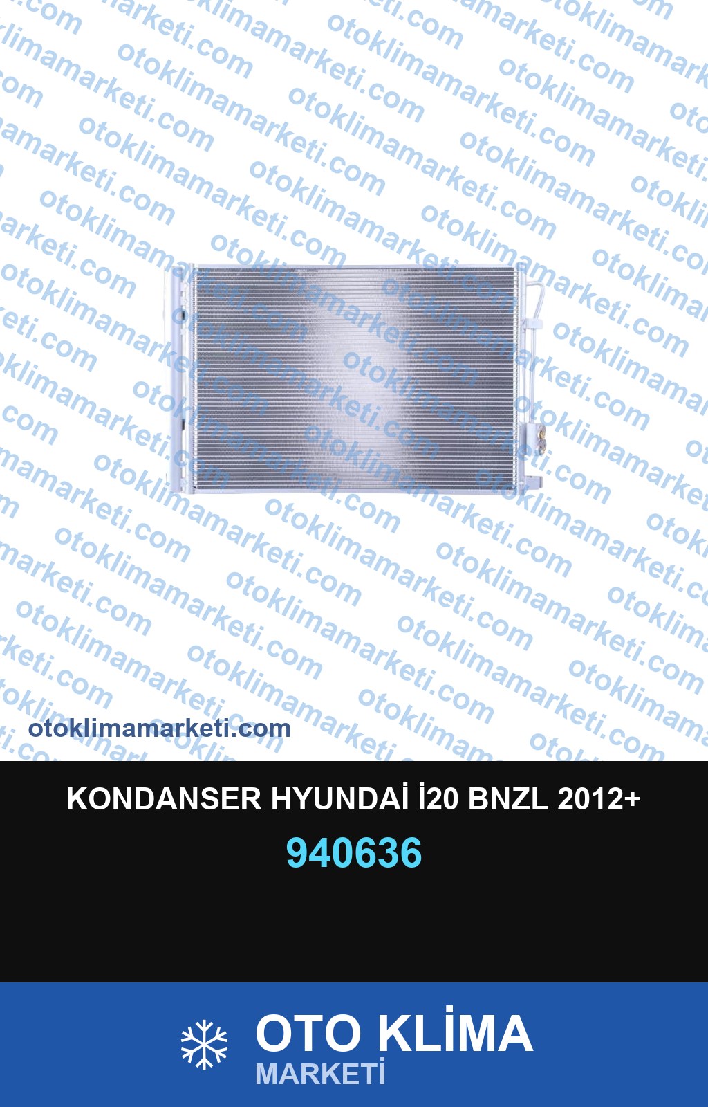 KONDANSER HYUNDAİ İ20 BNZL 2012+