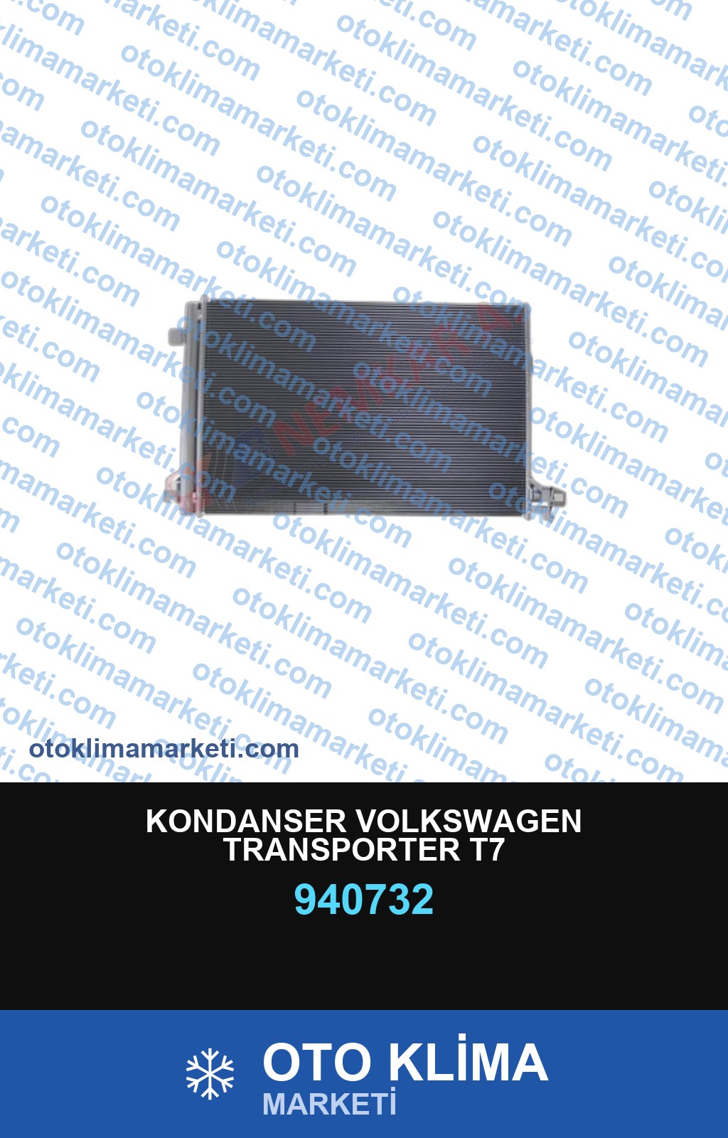 KONDANSER VOLKSWAGEN TRANSPORTER T7
