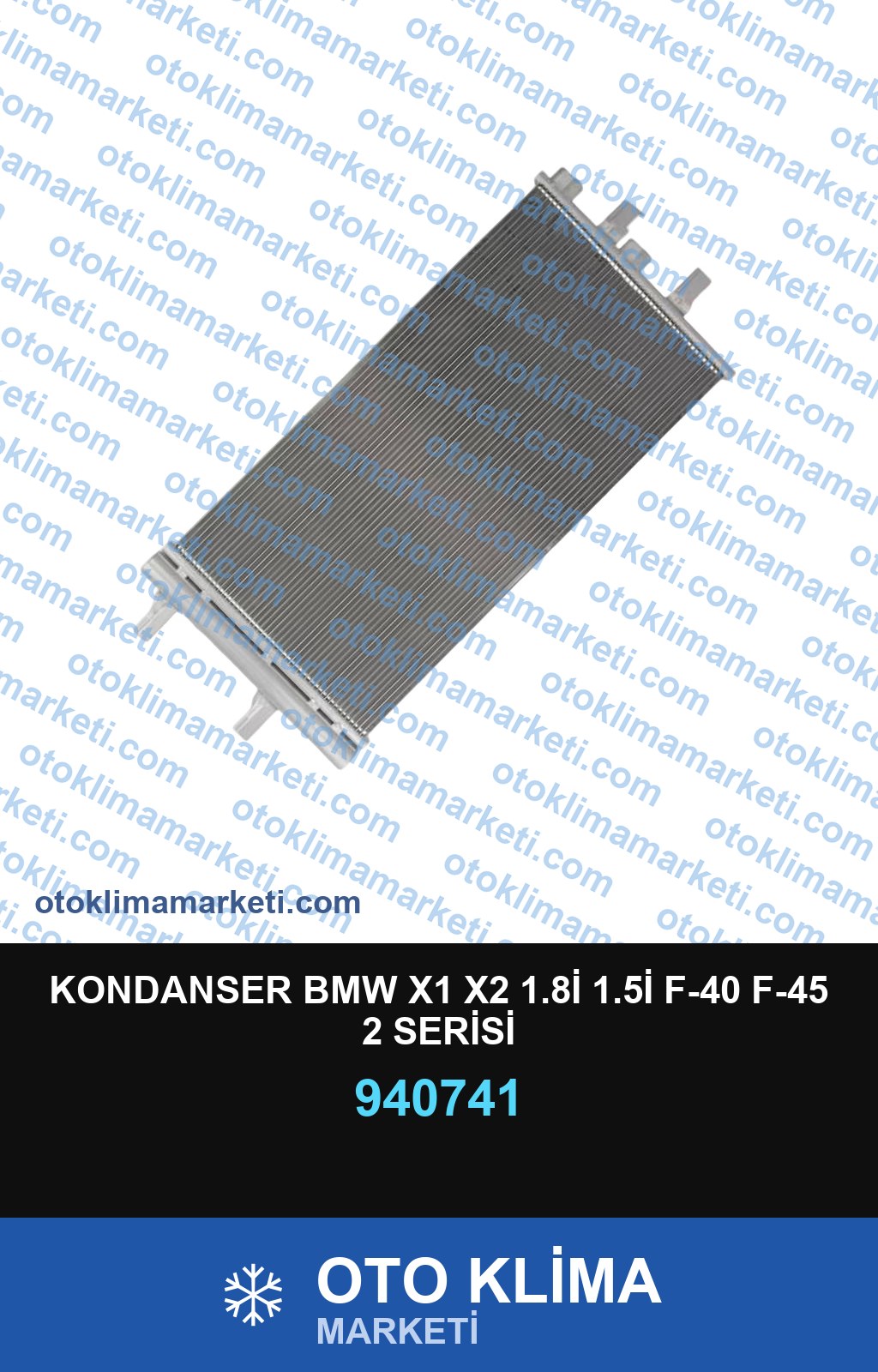 KONDANSER BMW X1 X2 1.8İ 1.5İ F-40 F-45 2 SERİSİ