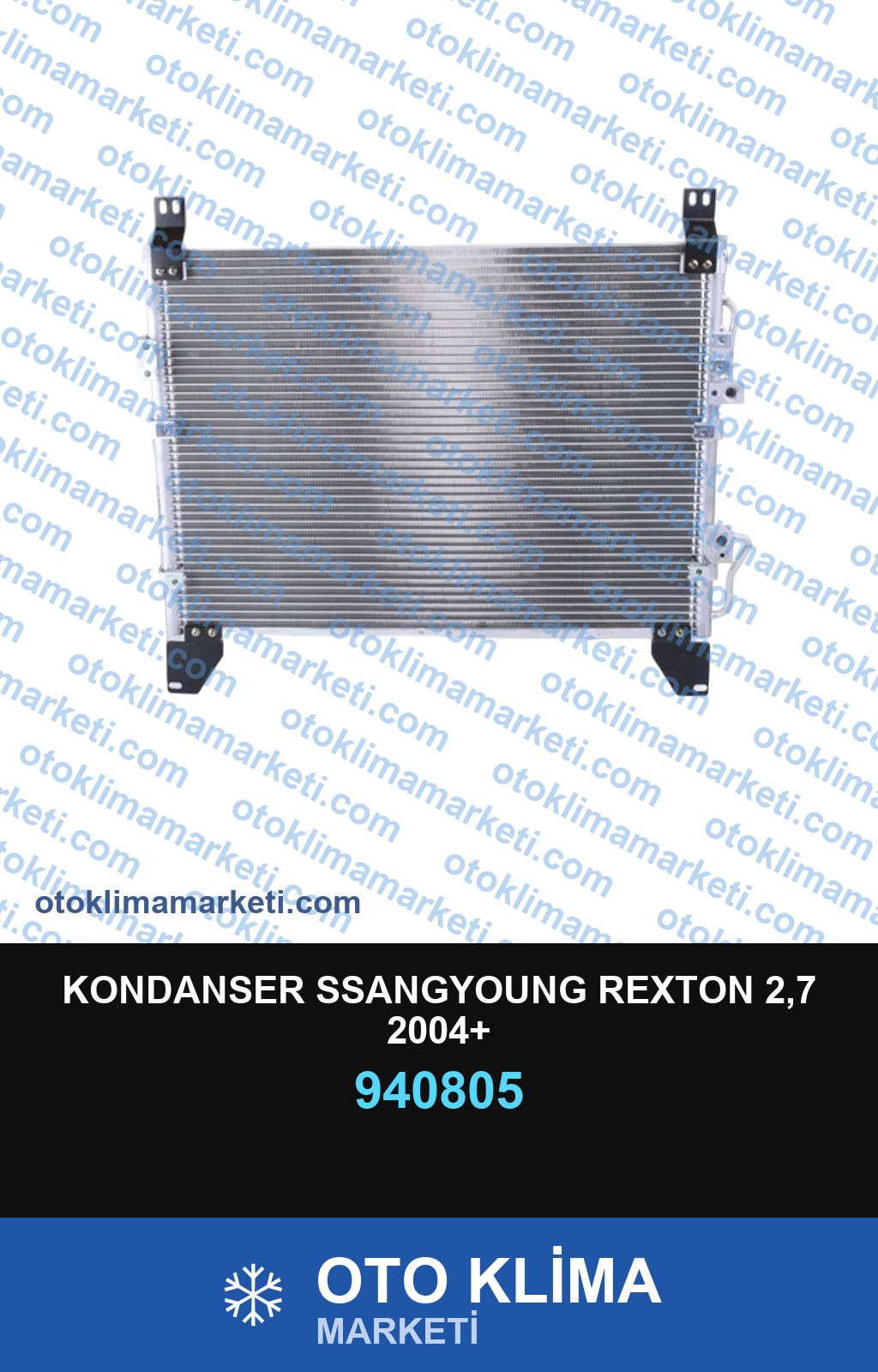 KONDANSER SSANGYOUNG REXTON 2,7 2004+