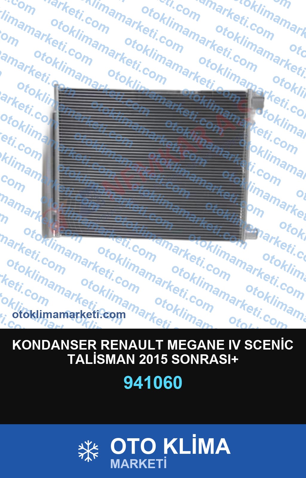 KONDANSER RENAULT MEGANE IV SCENİC TALİSMAN 2015 SONRASI+