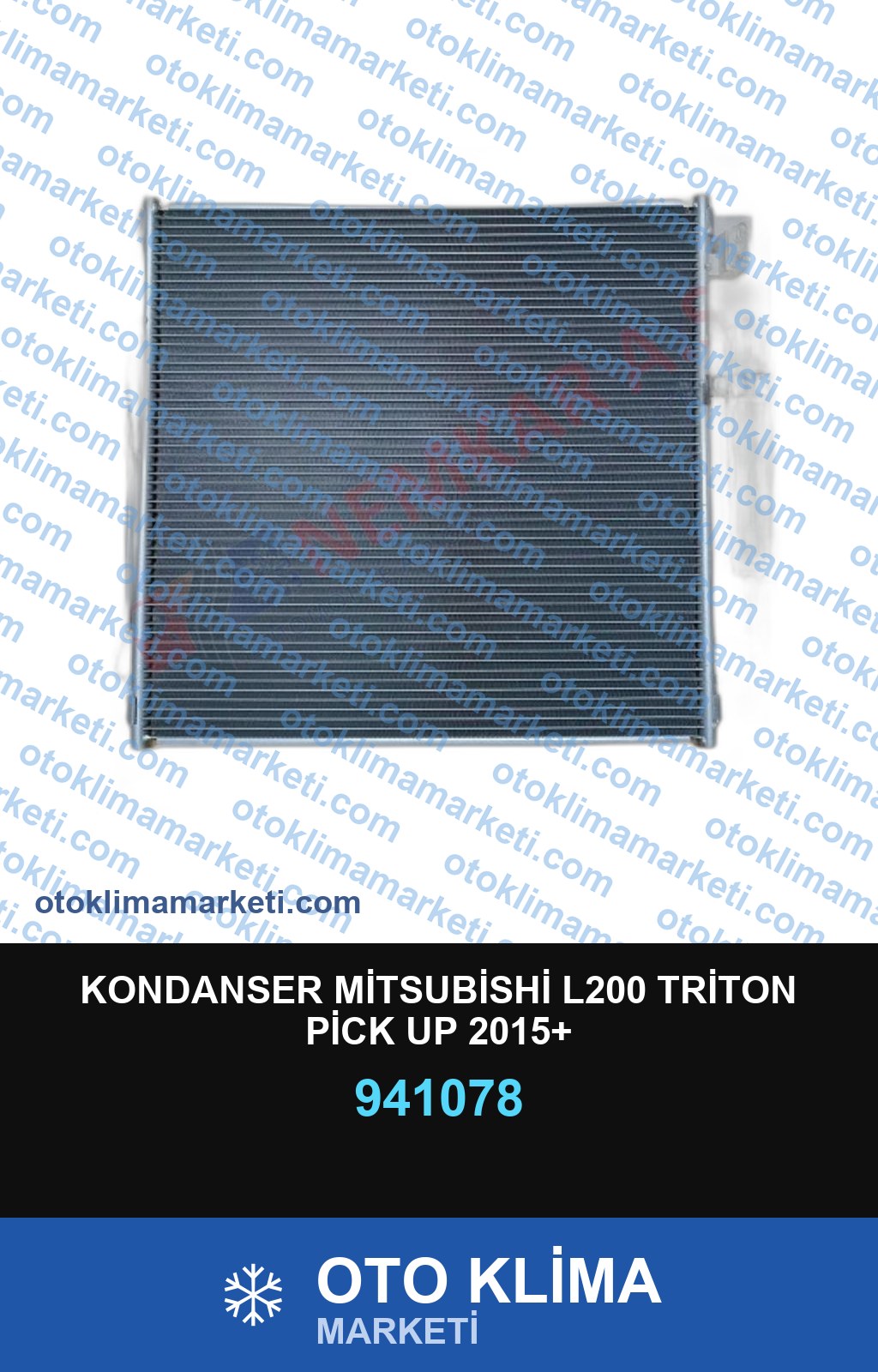 KONDANSER MİTSUBİSHİ L200 TRİTON PİCK UP 2015+