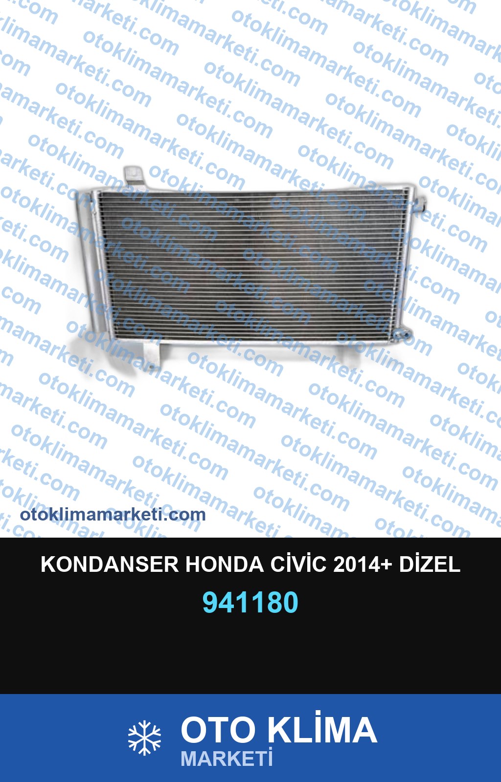 KONDANSER HONDA CİVİC 2014+ DİZEL