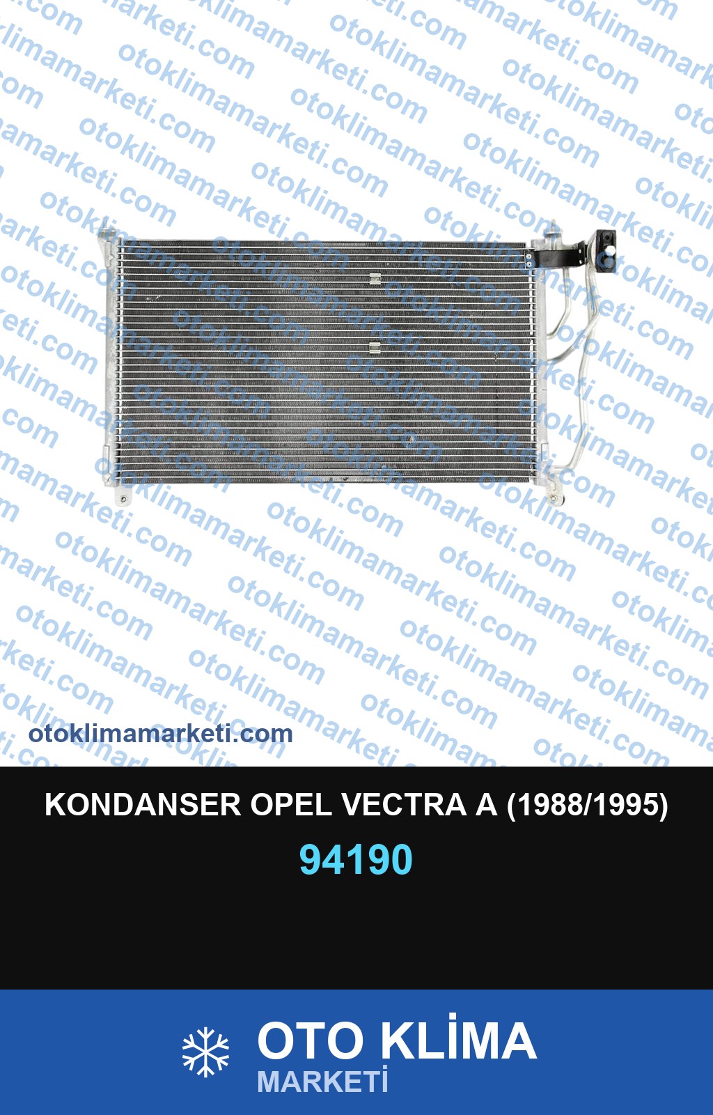 KONDANSER OPEL VECTRA A (1988/1995)