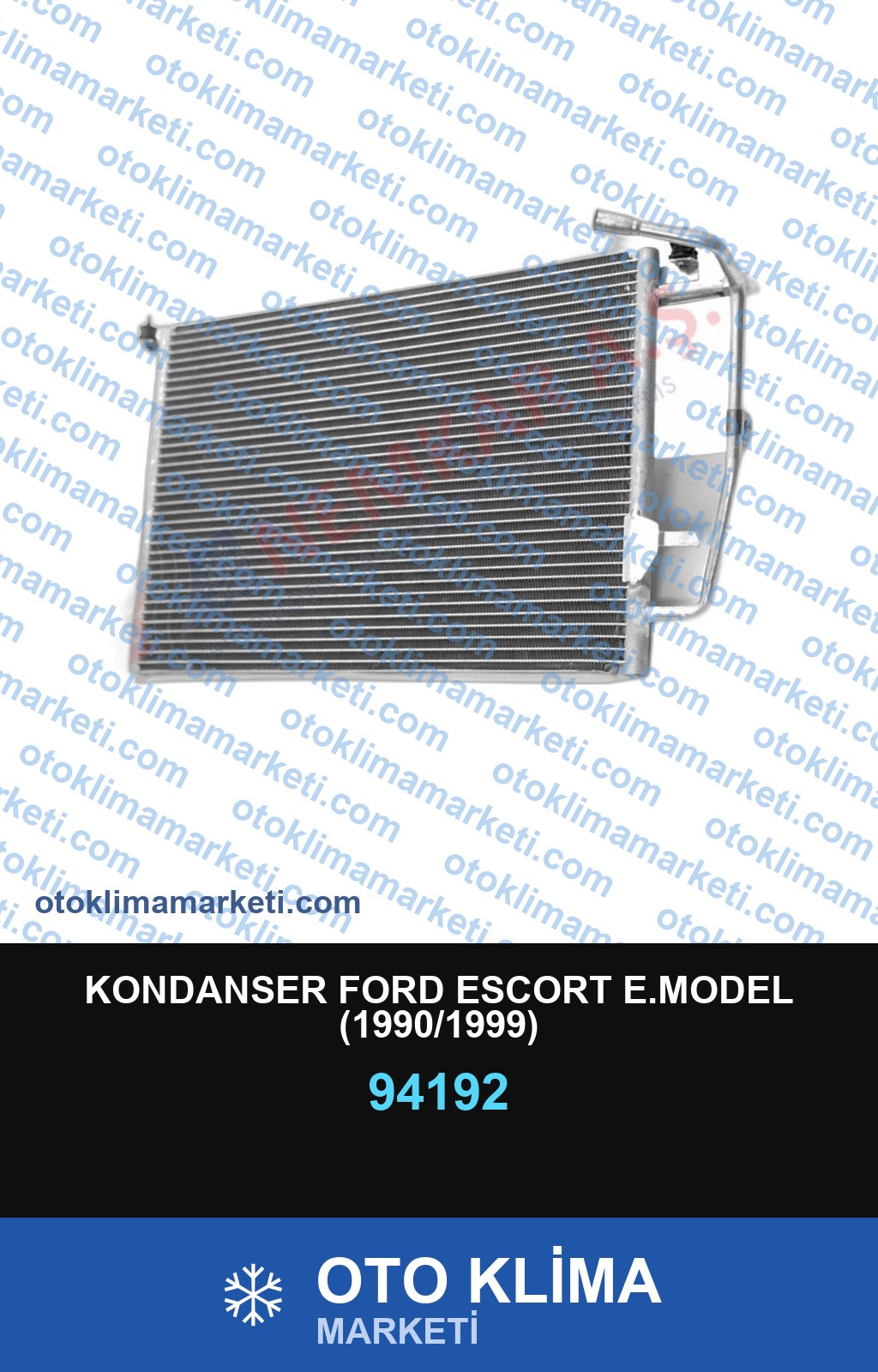 KONDANSER FORD ESCORT E.MODEL (1990/1999)