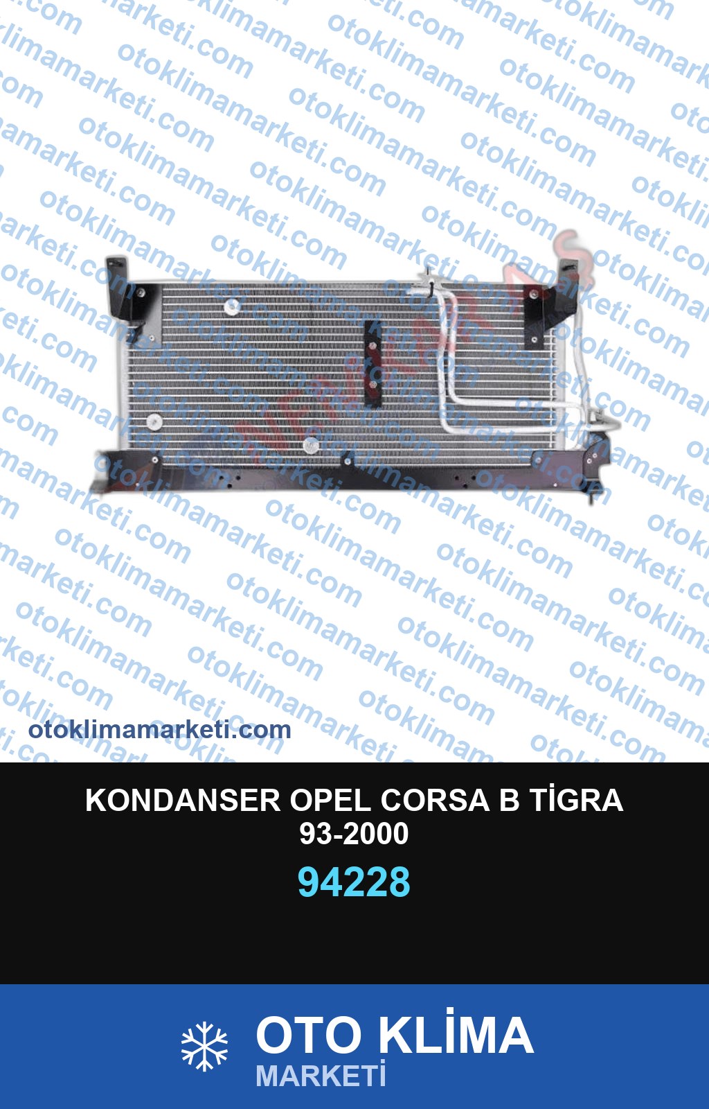 KONDANSER OPEL CORSA B TİGRA 93-2000