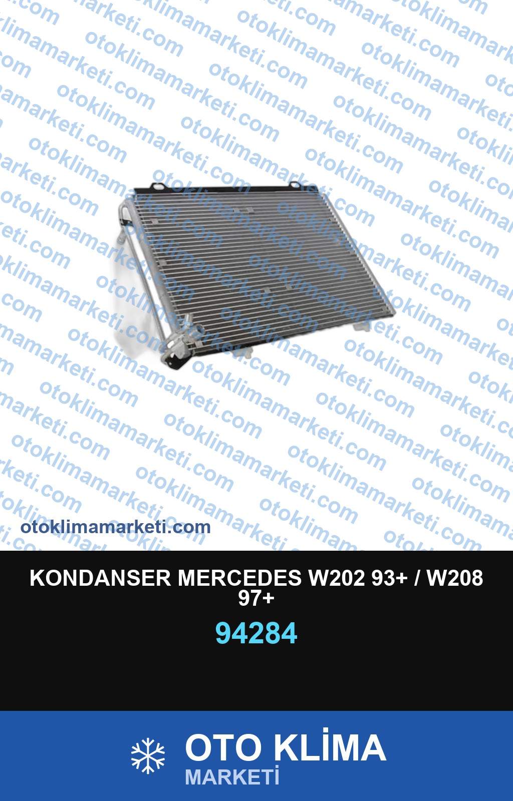 KONDANSER MERCEDES W202 93+ / W208 97+