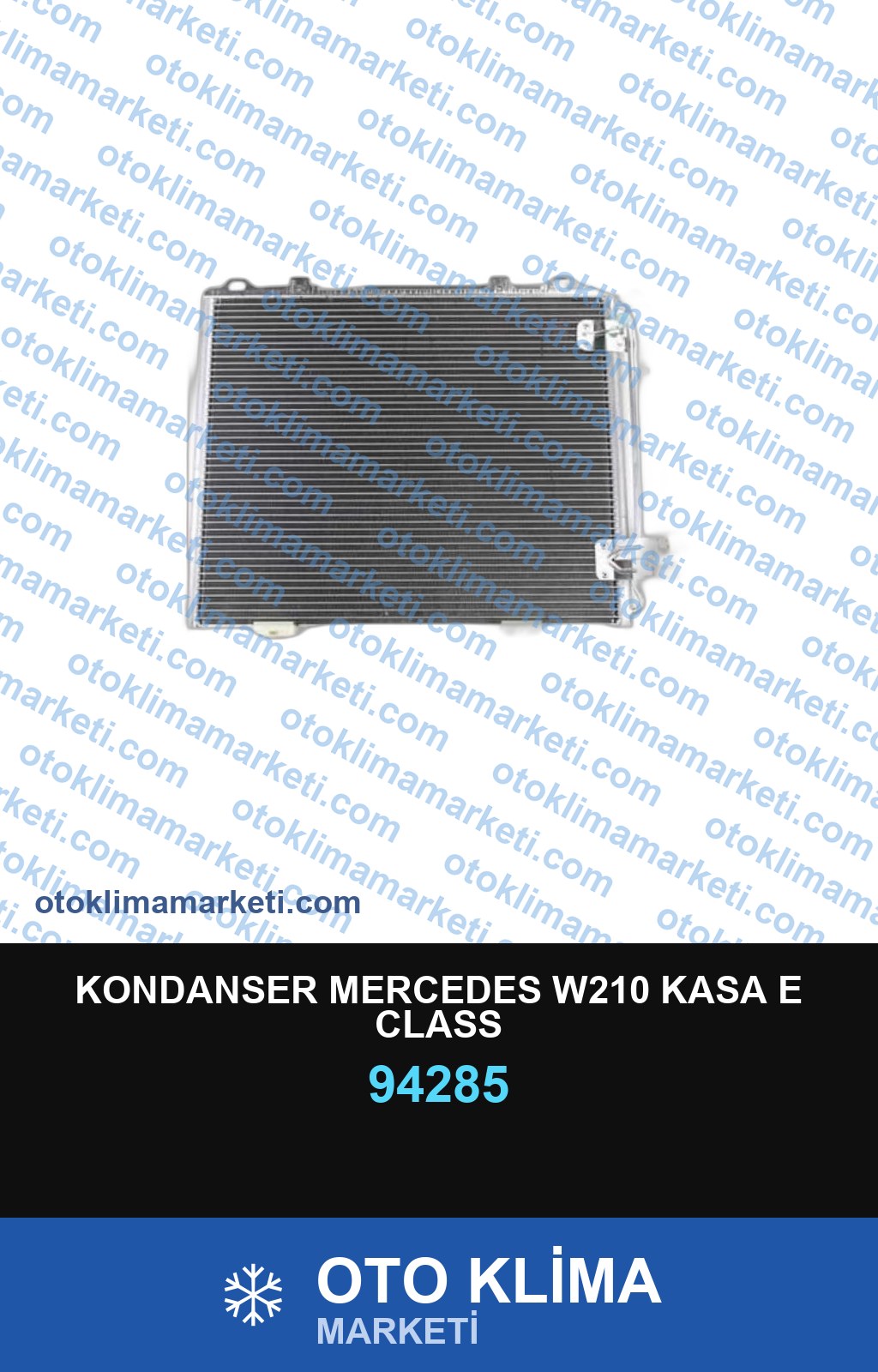 KONDANSER MERCEDES W210 KASA E CLASS