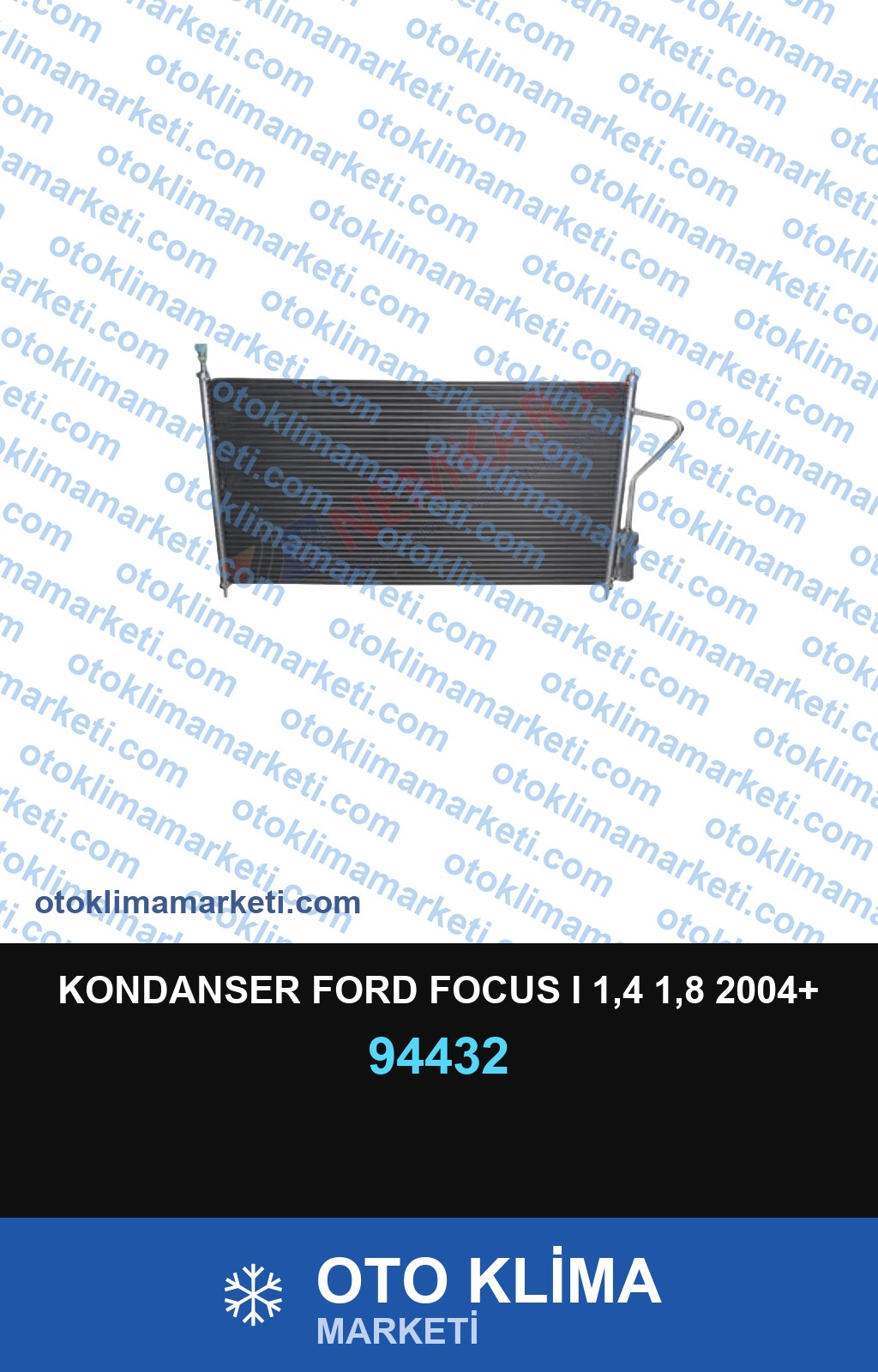 KONDANSER FORD FOCUS I 1,4 1,8 2004+