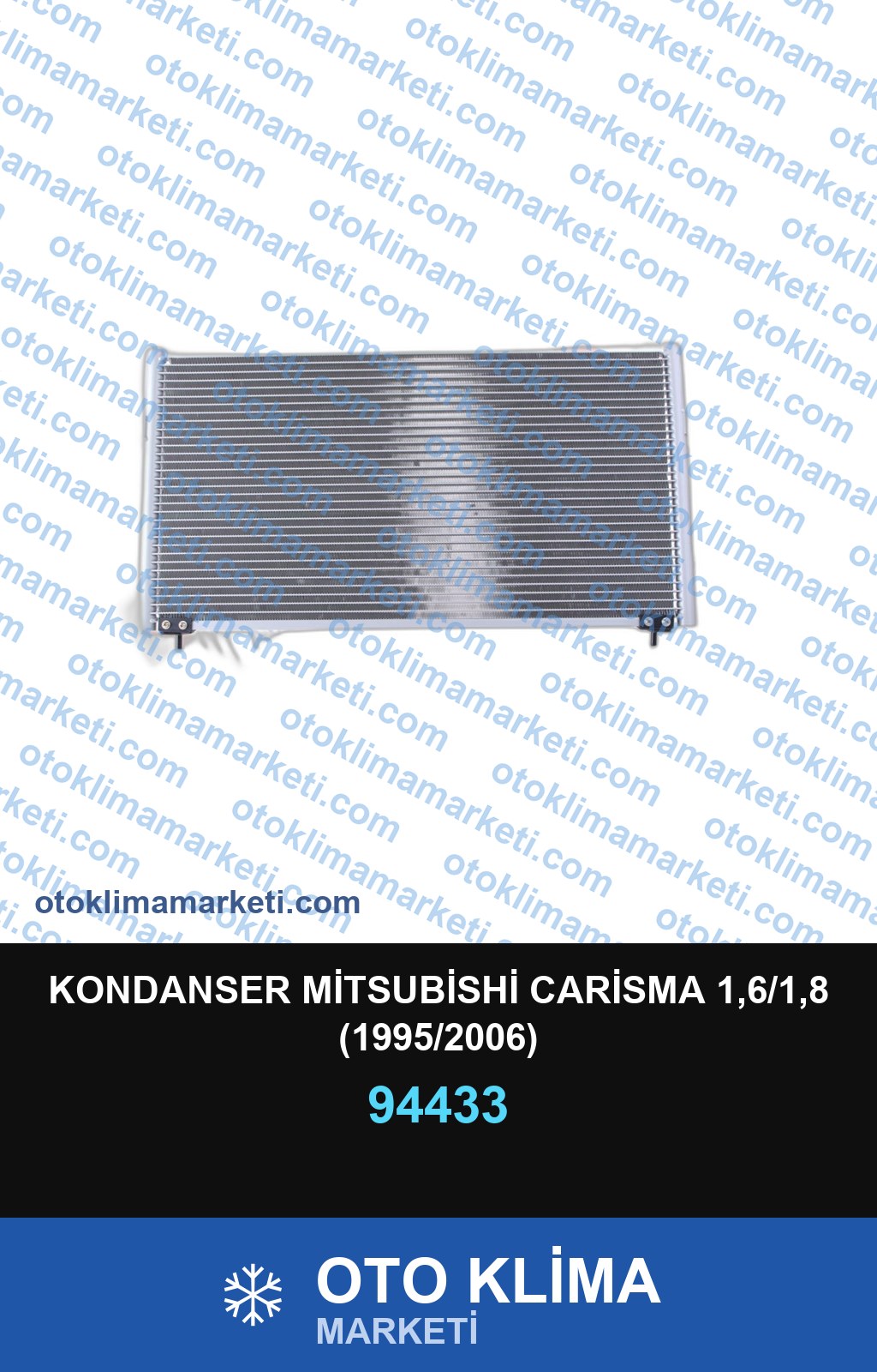 KONDANSER MİTSUBİSHİ CARİSMA 1,6/1,8 (1995/2006)