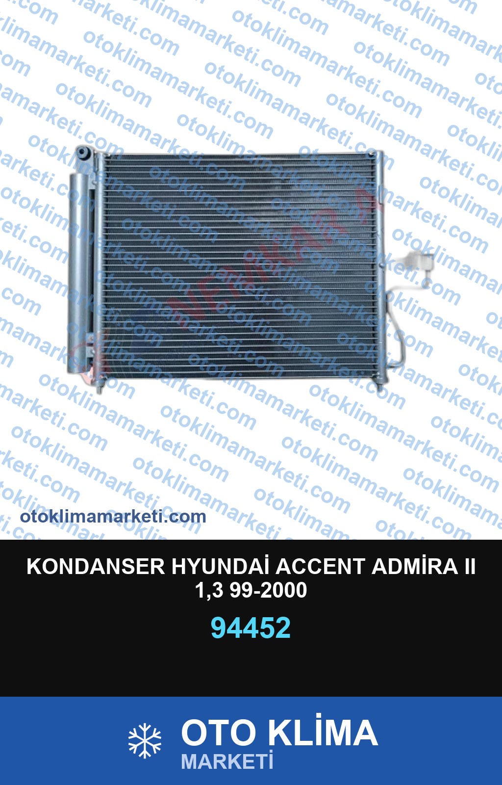 KONDANSER HYUNDAİ ACCENT ADMİRA II 1,3 99-2000