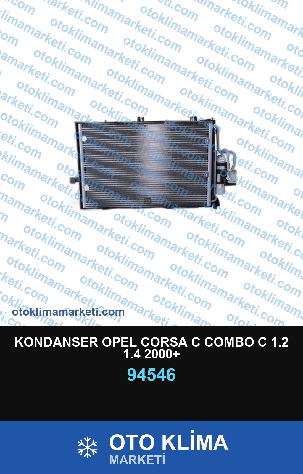 KONDANSER OPEL CORSA C COMBO C 1.2 1.4 2000+