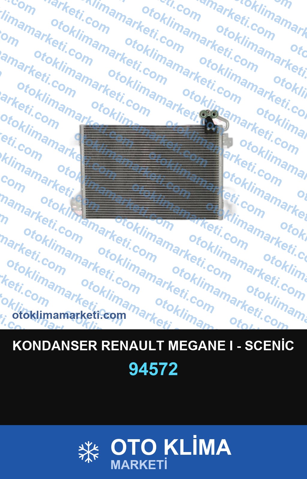 KONDANSER RENAULT MEGANE I - SCENİC