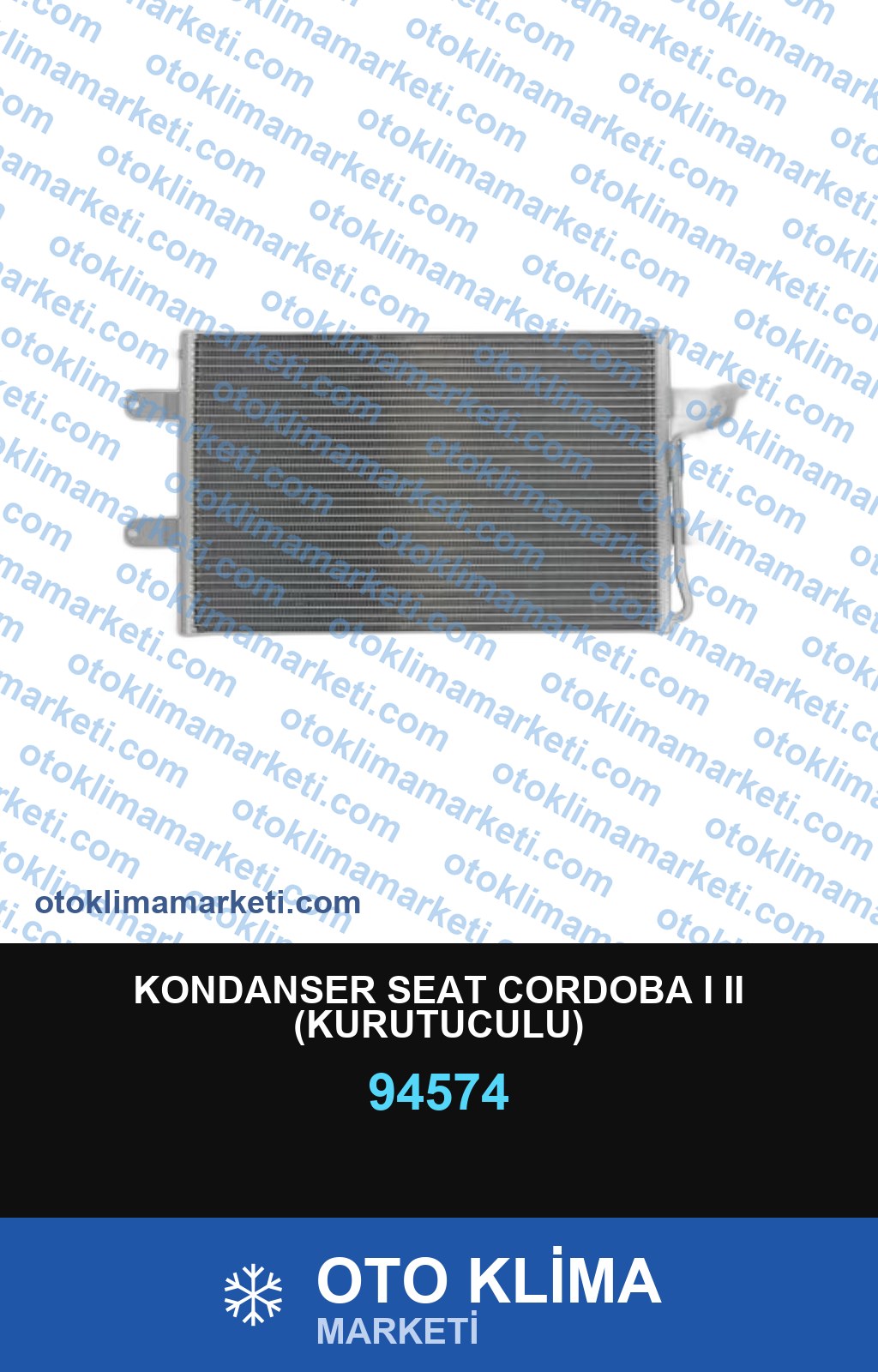 KONDANSER SEAT CORDOBA I II (KURUTUCULU)