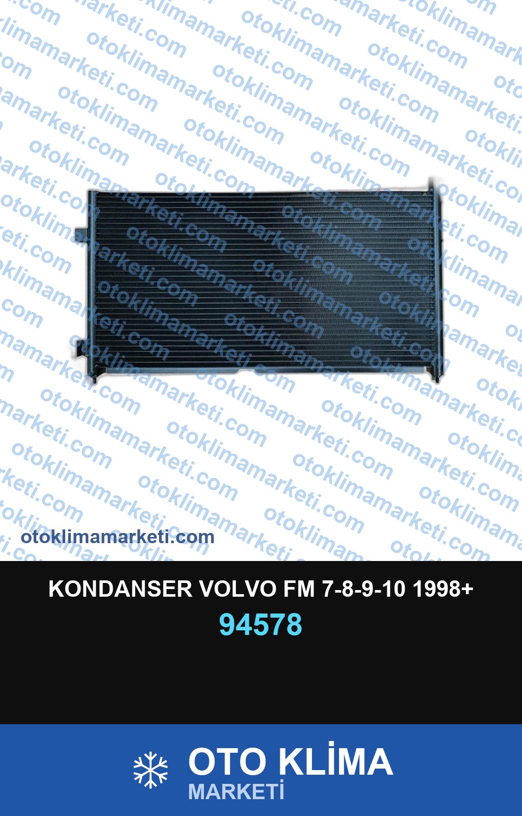 KONDANSER VOLVO FM 7-8-9-10 1998+