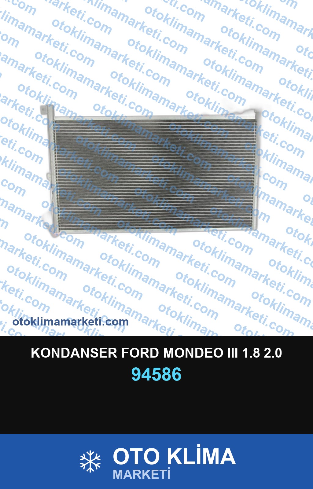 KONDANSER FORD MONDEO III 1.8 2.0