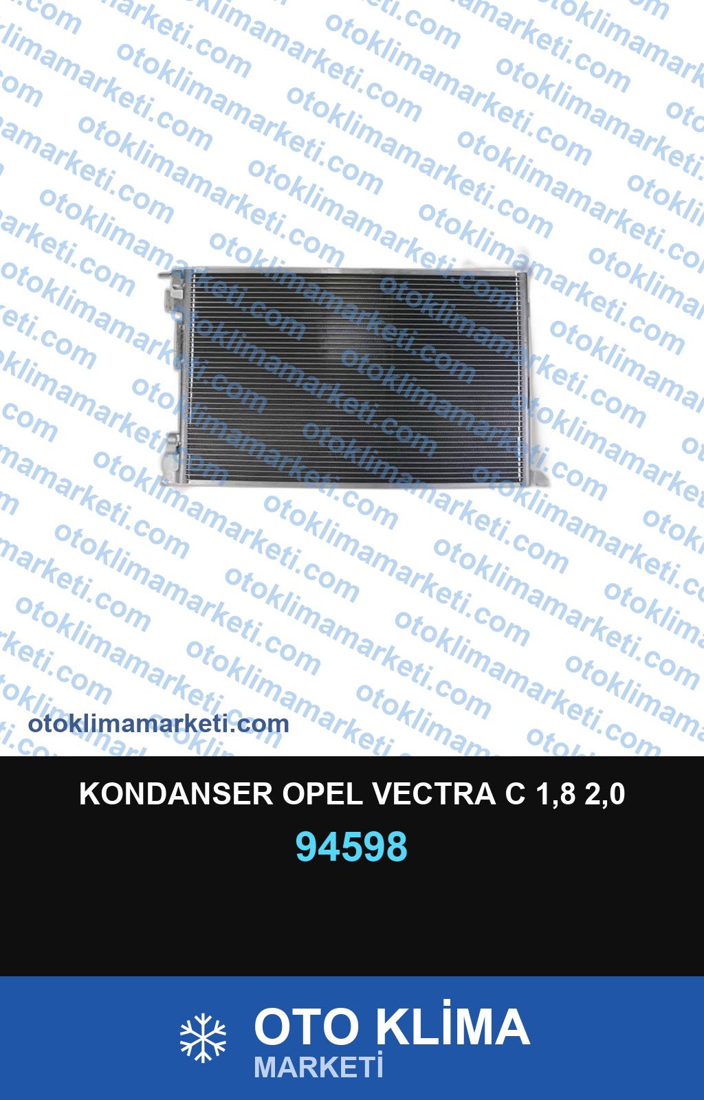 KONDANSER OPEL VECTRA C 1,8 2,0