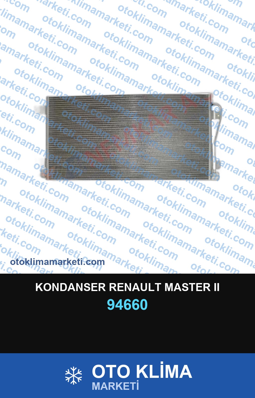 KONDANSER RENAULT MASTER II