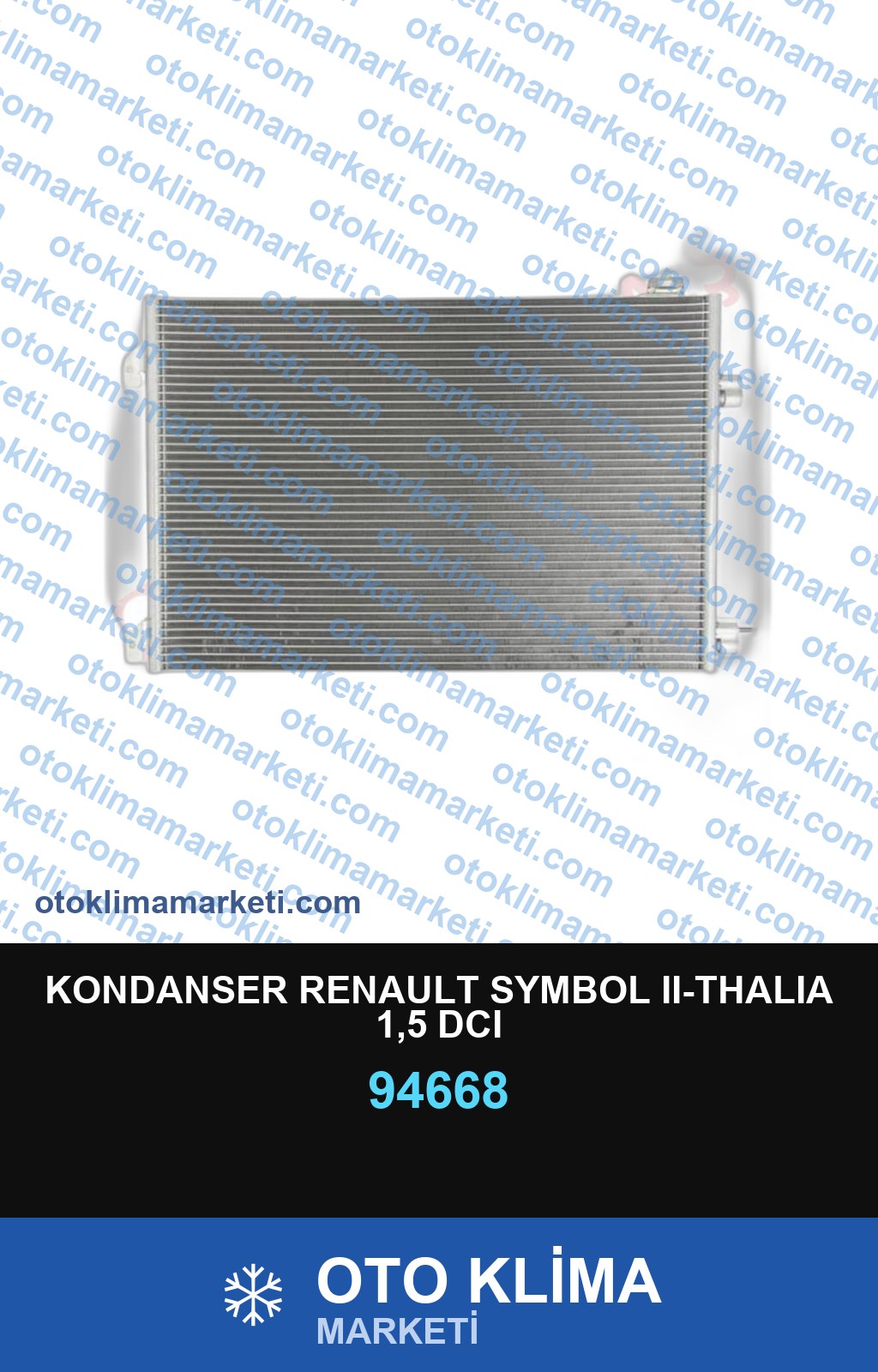 KONDANSER RENAULT SYMBOL II-THALIA 1,5 DCI