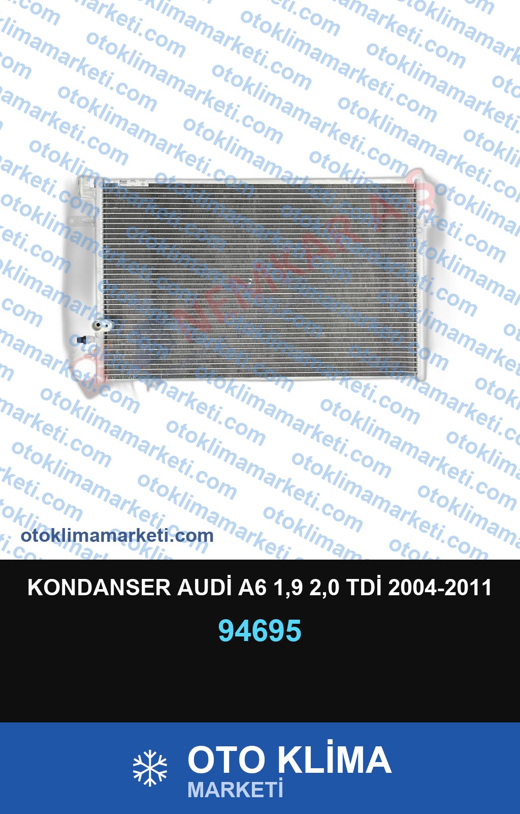 KONDANSER AUDİ A6 1,9 2,0 TDİ 2004-2011