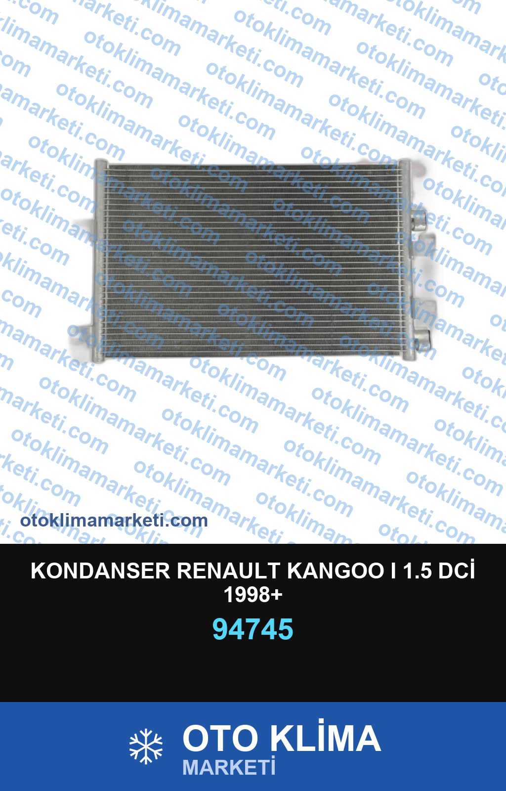 KONDANSER RENAULT KANGOO I 1.5 DCİ 1998+