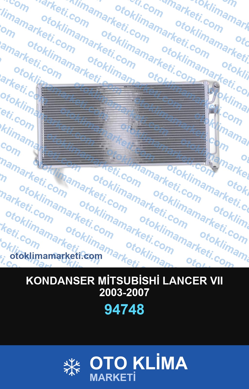 KONDANSER MİTSUBİSHİ LANCER VII 2003-2007