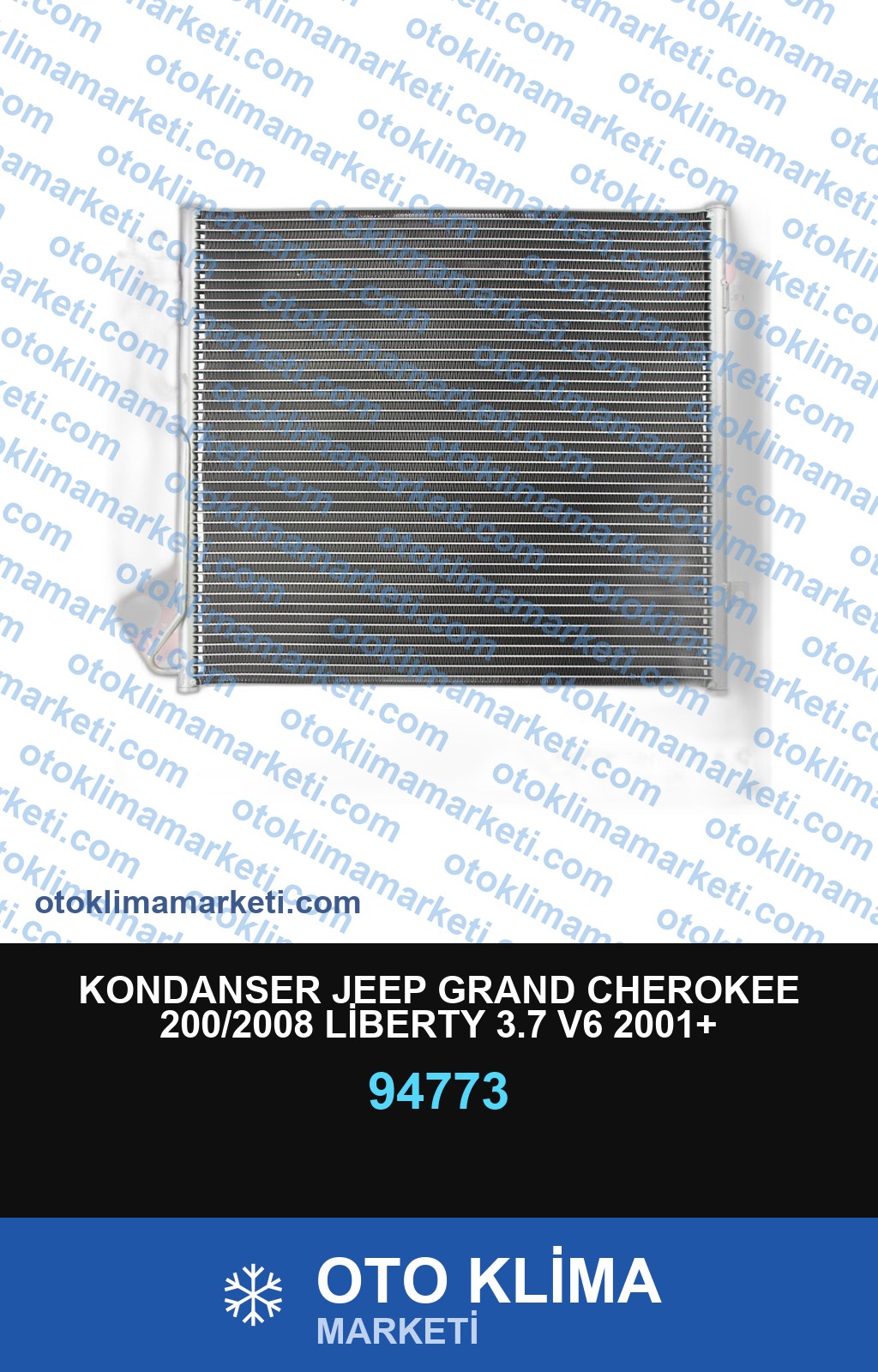 KONDANSER JEEP GRAND CHEROKEE 200/2008 LİBERTY 3.7 V6 2001+