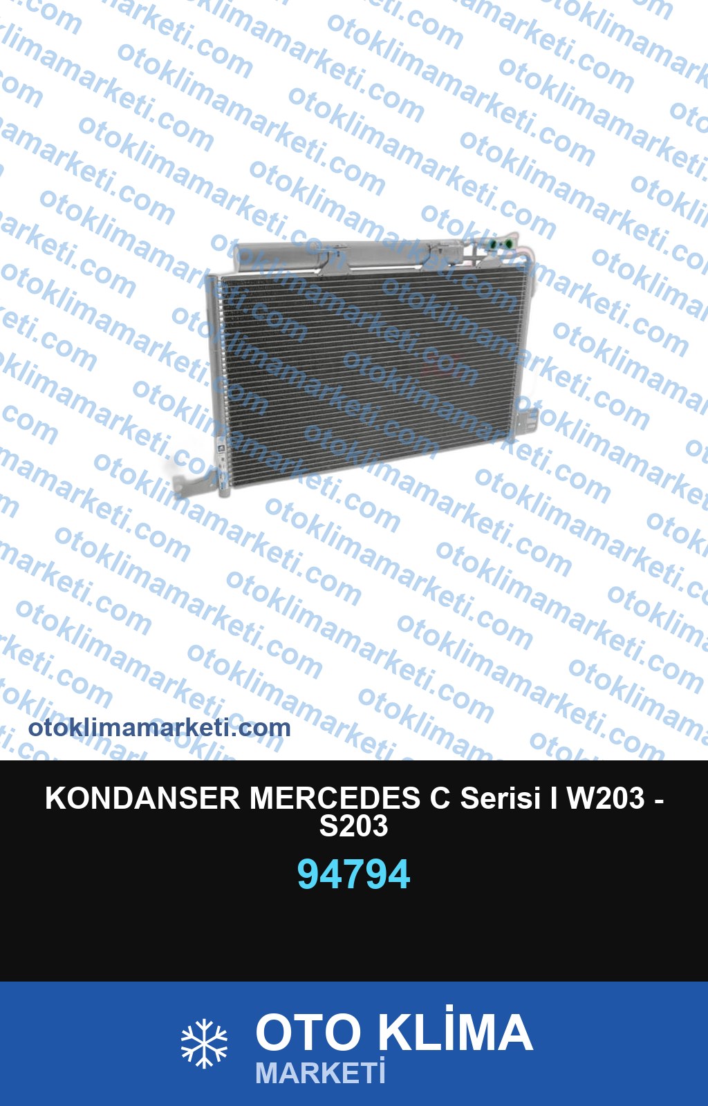 KONDANSER MERCEDES C Serisi I W203 - S203